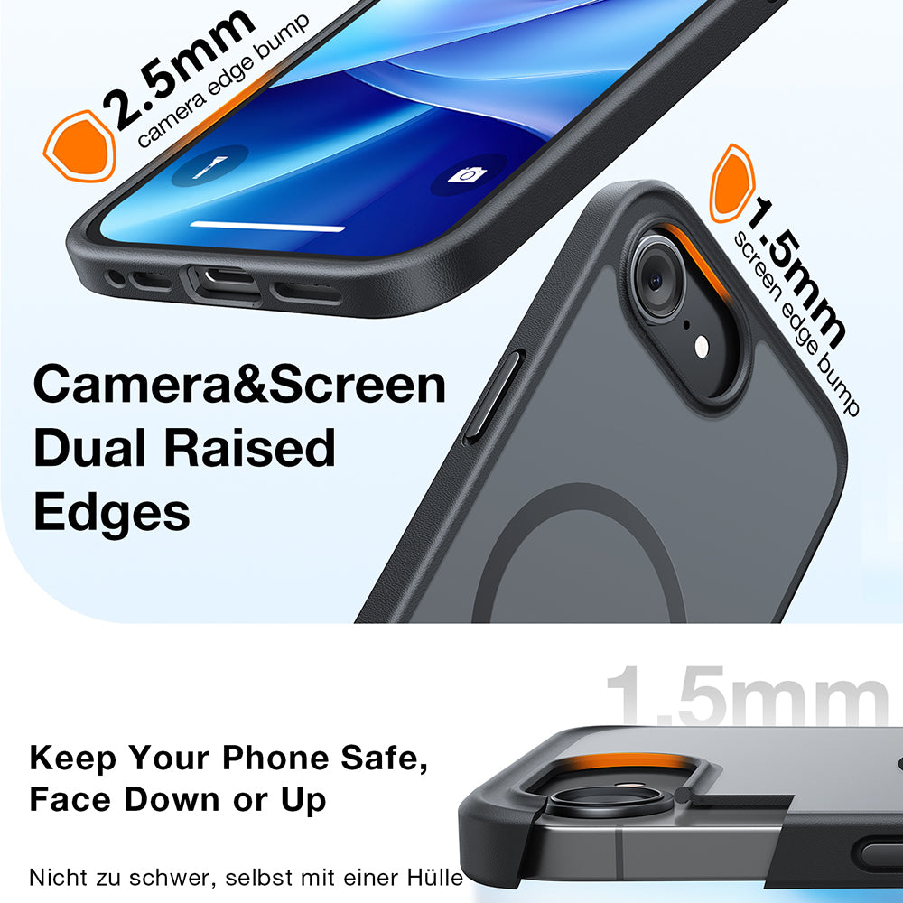 MagSafe Hülle für Apple iPhone 17 Pro Max, Torras, Guardian, Orange