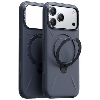 MagSafe Hülle für Apple iPhone 17 Pro Max, Torras, QPRO Silikon, Blau