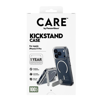 MagSafe Hülle für Apple iPhone 17 Pro, PanzerGlass, mit Kickstand, Transparent