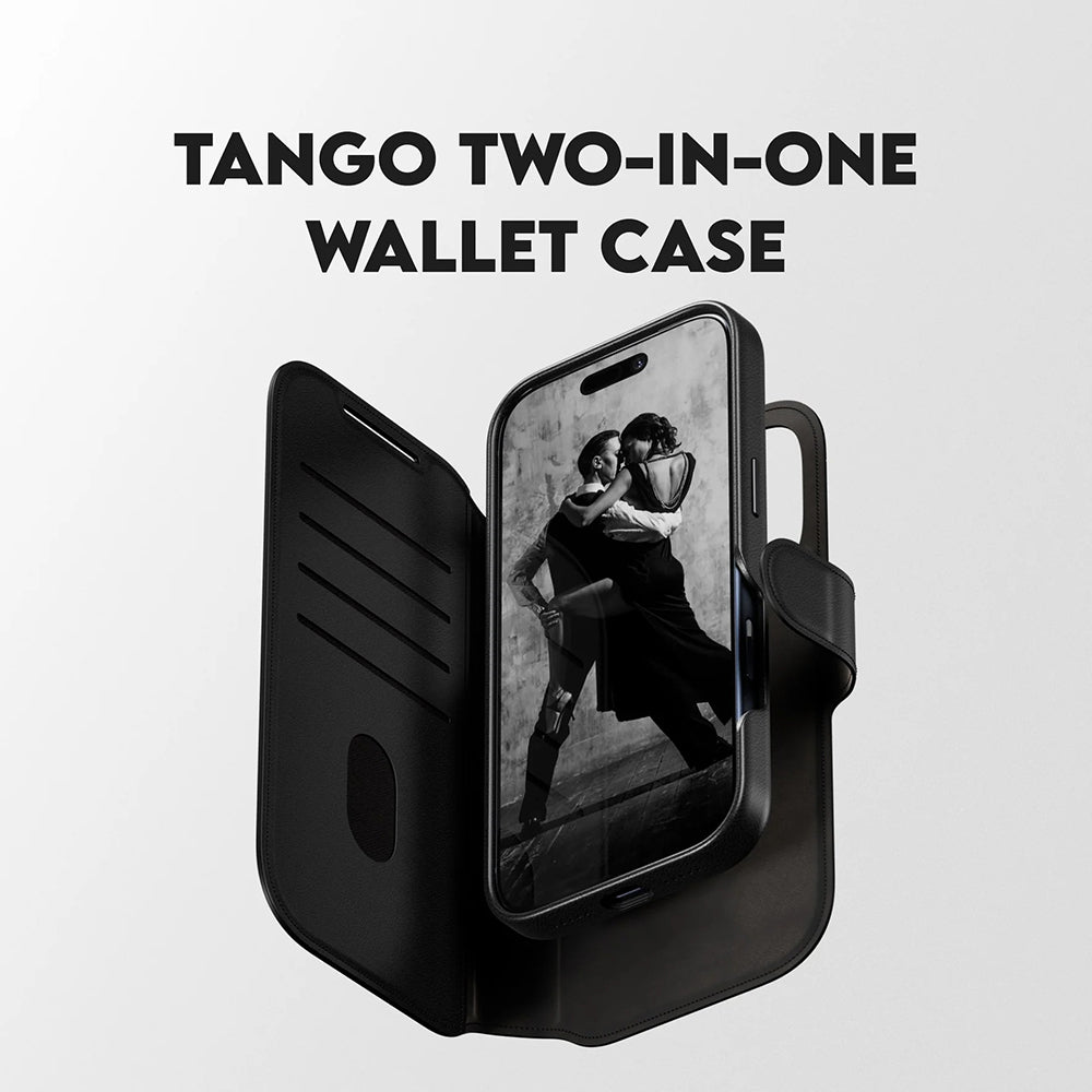 MagSafe Hülle für Apple iPhone 17 Pro, PanzerGlass, Care Feature Tango Two-in-One, Schwarz