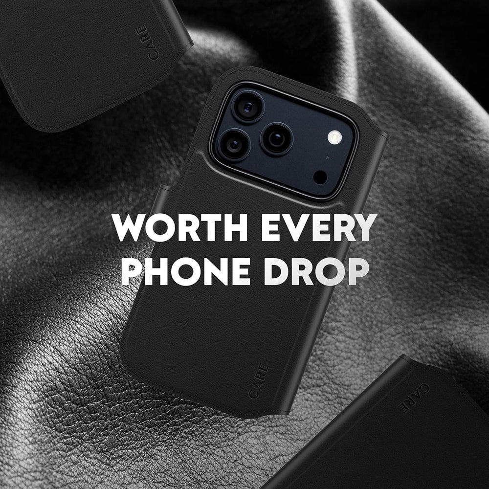 MagSafe Hülle für Apple iPhone 17 Pro, PanzerGlass, Care Feature Tango Two-in-One, Schwarz