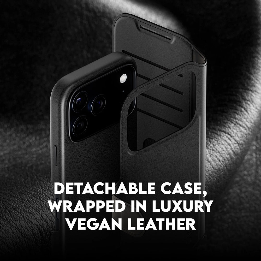 MagSafe Hülle für Apple iPhone 17 Pro, PanzerGlass, Care Feature Tango Two-in-One, Schwarz