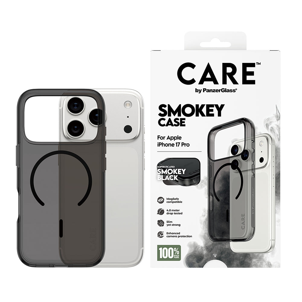 MagSafe Hülle für Apple iPhone 17 Pro, PanzerGlass, Care Urban Explorer, Schwarz