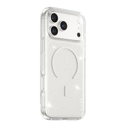 MagSafe Hülle für Apple iPhone 17 Pro, PanzerGlass, Care Urban Explorer Star Lit, Transparent Weiß