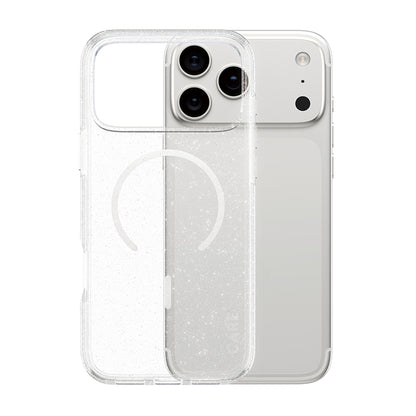 MagSafe Hülle für Apple iPhone 17 Pro, PanzerGlass, Care Urban Explorer Star Lit, Transparent Weiß