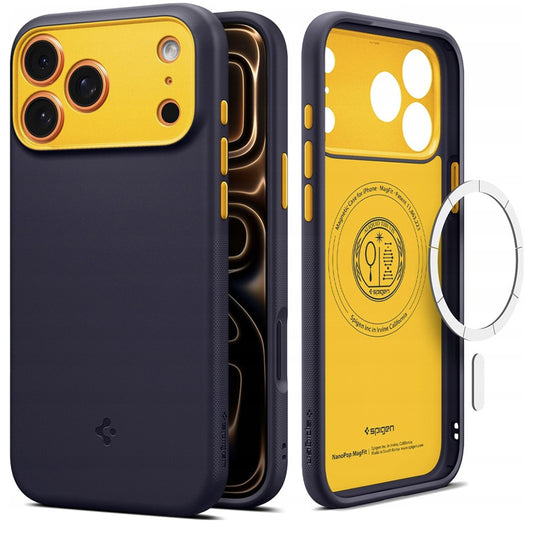 MagSafe Hülle für Apple iPhone 17 Pro, Spigen, Caseology Nano Pop, Lila