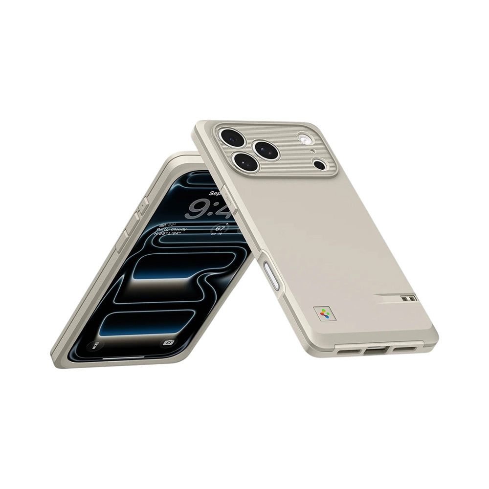 MagSafe-Hülle für Apple iPhone 17 Pro, Spigen, Classic LS, Creme ACS10479