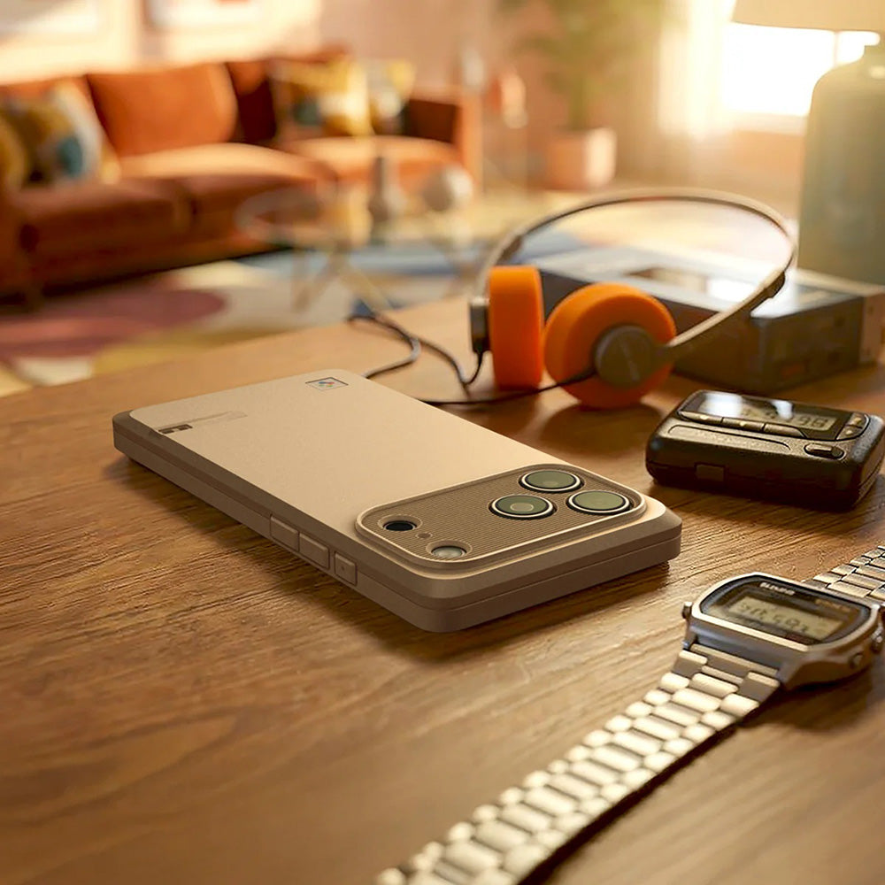 MagSafe-Hülle für Apple iPhone 17 Pro, Spigen, Classic LS, Creme ACS10479