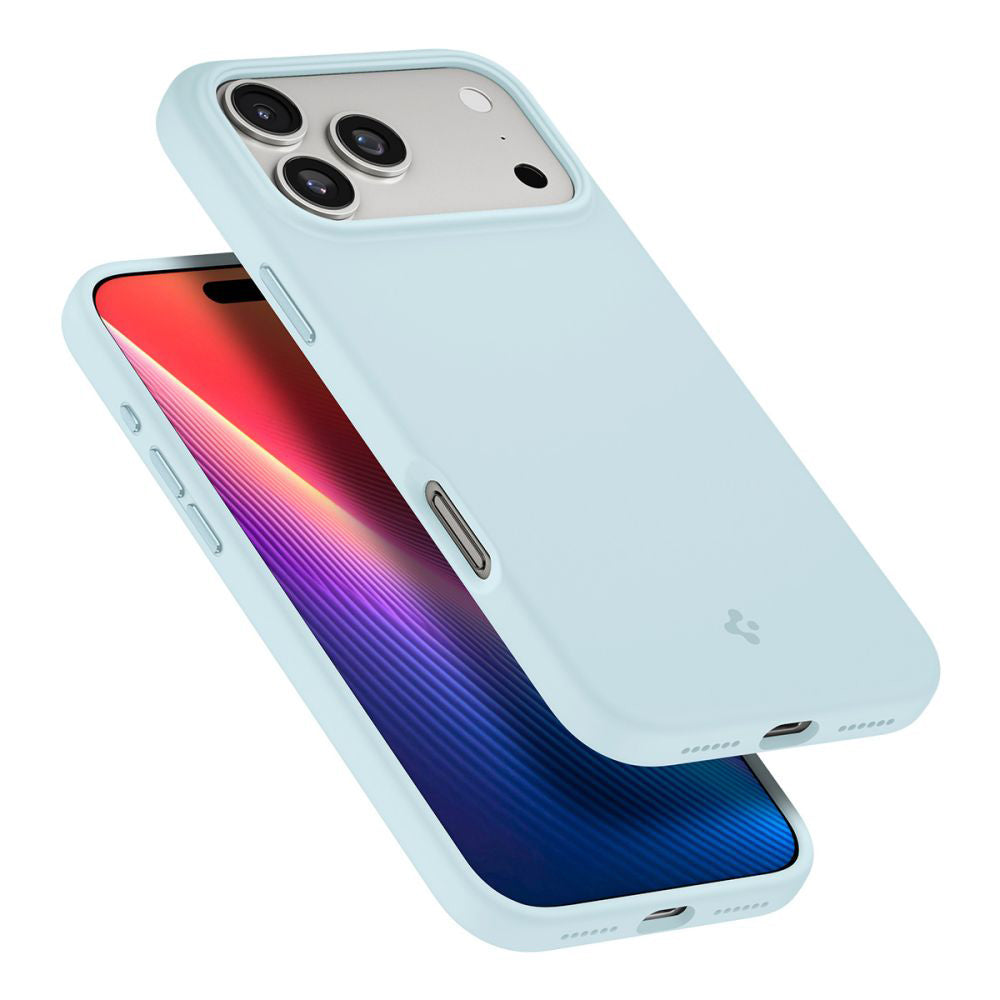 MagSafe Hülle für Apple iPhone 17 Pro, Spigen, Silicone Fit, Blau
