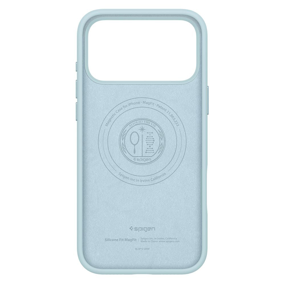 MagSafe Hülle für Apple iPhone 17 Pro, Spigen, Silicone Fit, Blau