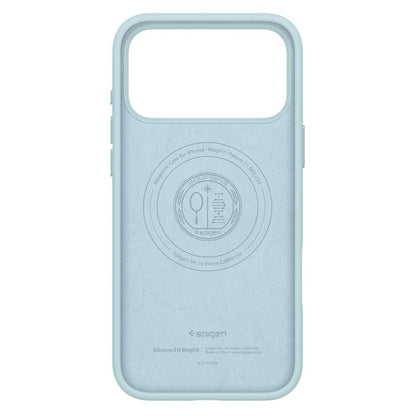 MagSafe Hülle für Apple iPhone 17 Pro, Spigen, Silicone Fit, Blau