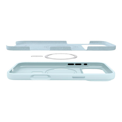MagSafe Hülle für Apple iPhone 17 Pro, Spigen, Silicone Fit, Blau