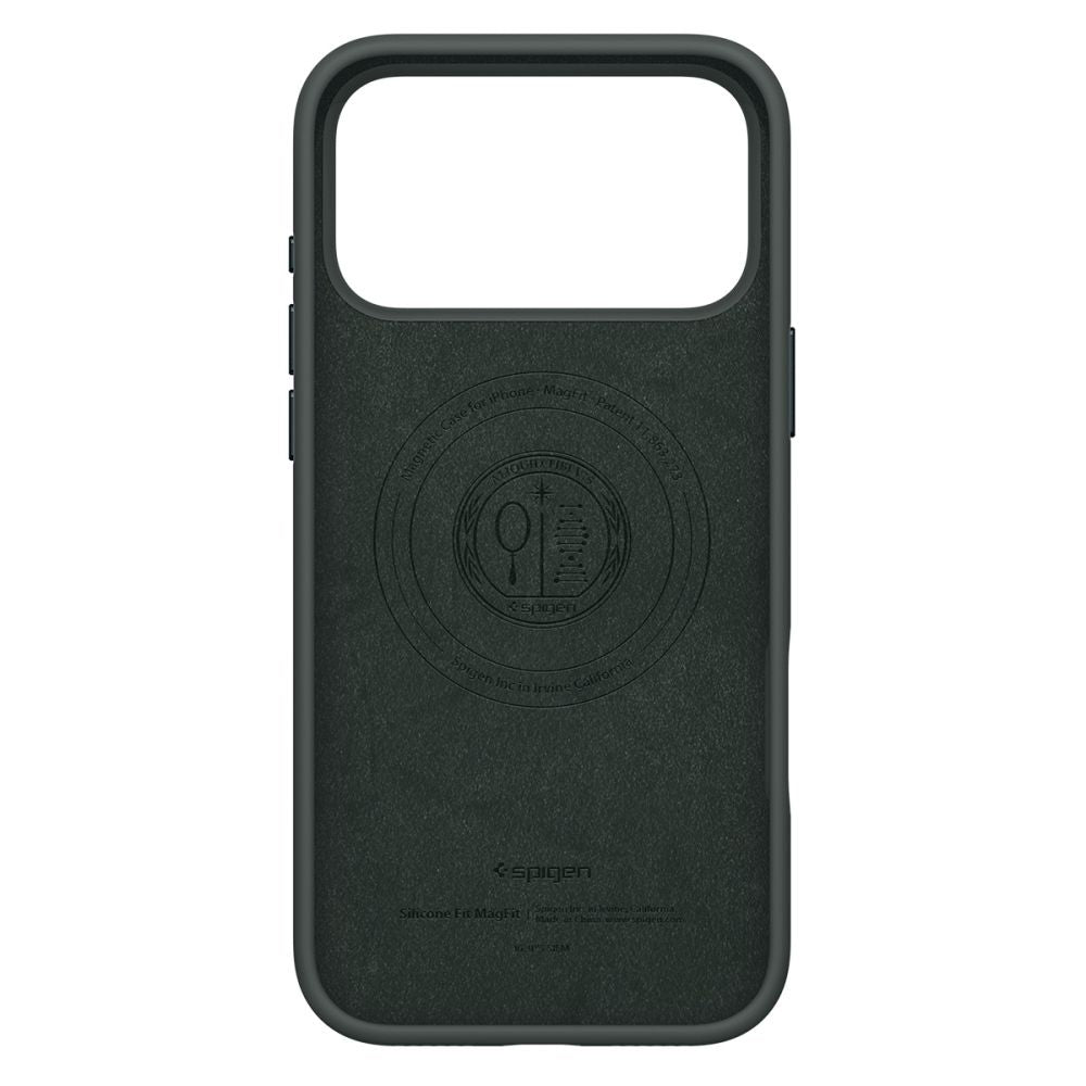 MagSafe Hülle für Apple iPhone 17 Pro, Spigen, Silicone Fit, Grün