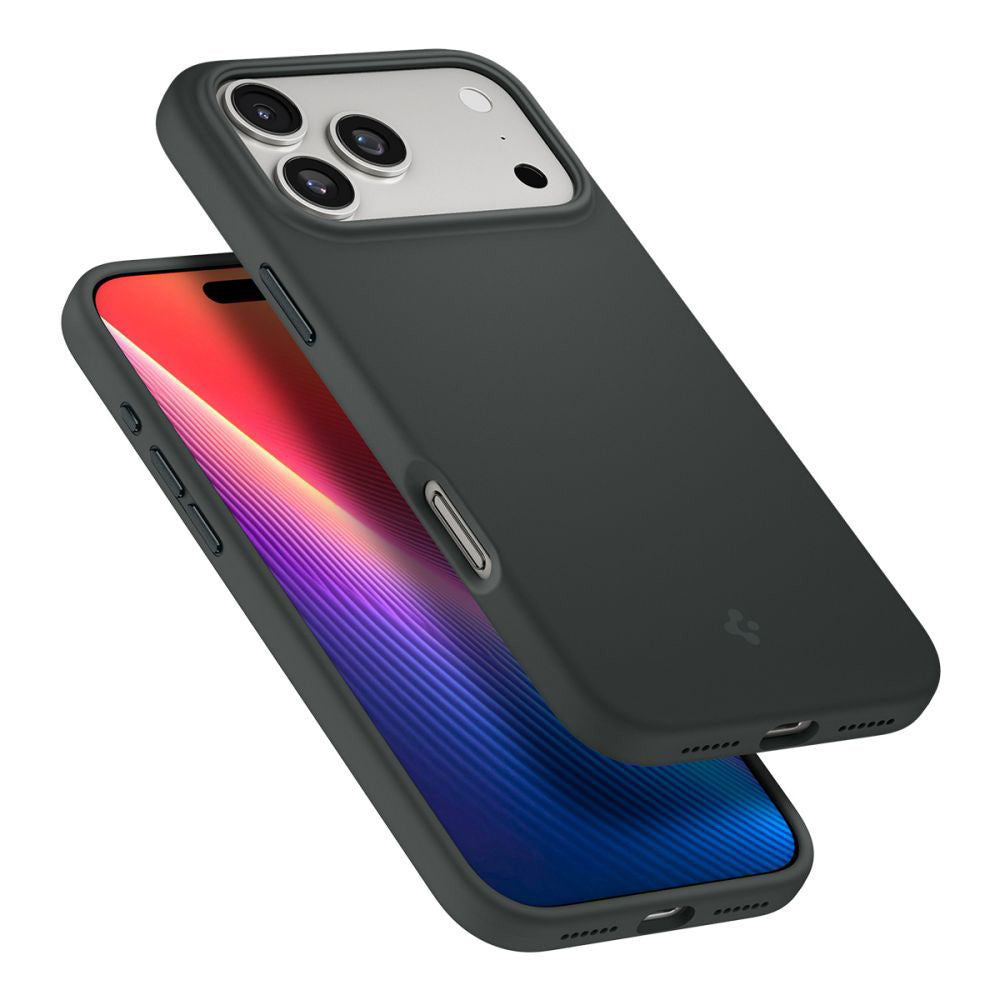 MagSafe Hülle für Apple iPhone 17 Pro, Spigen, Silicone Fit, Grün