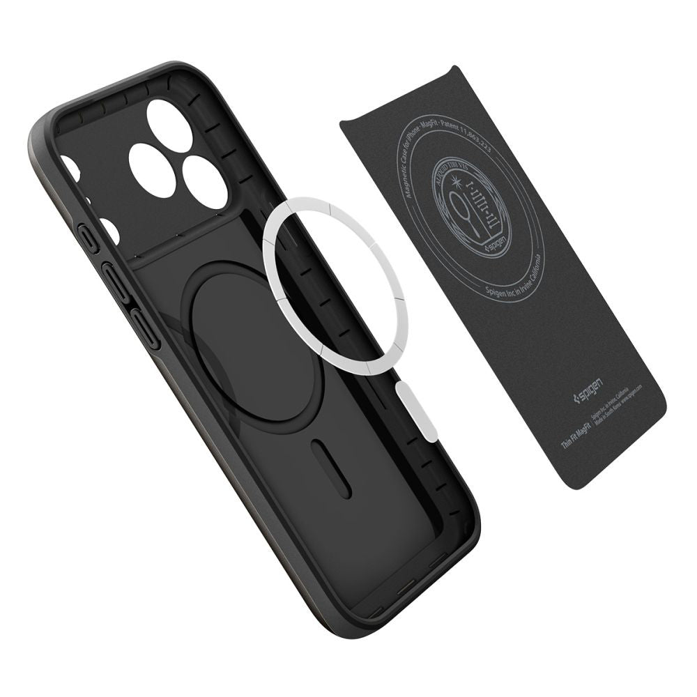 MagSafe Hülle für Apple iPhone 17 Pro, Spigen, Thin Fit, Schwarz