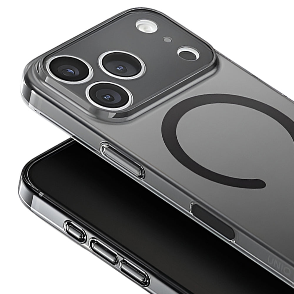 MagSafe Hülle für Apple iPhone 17 Pro, UNIQ, AirSuit MagClick, Schwarz