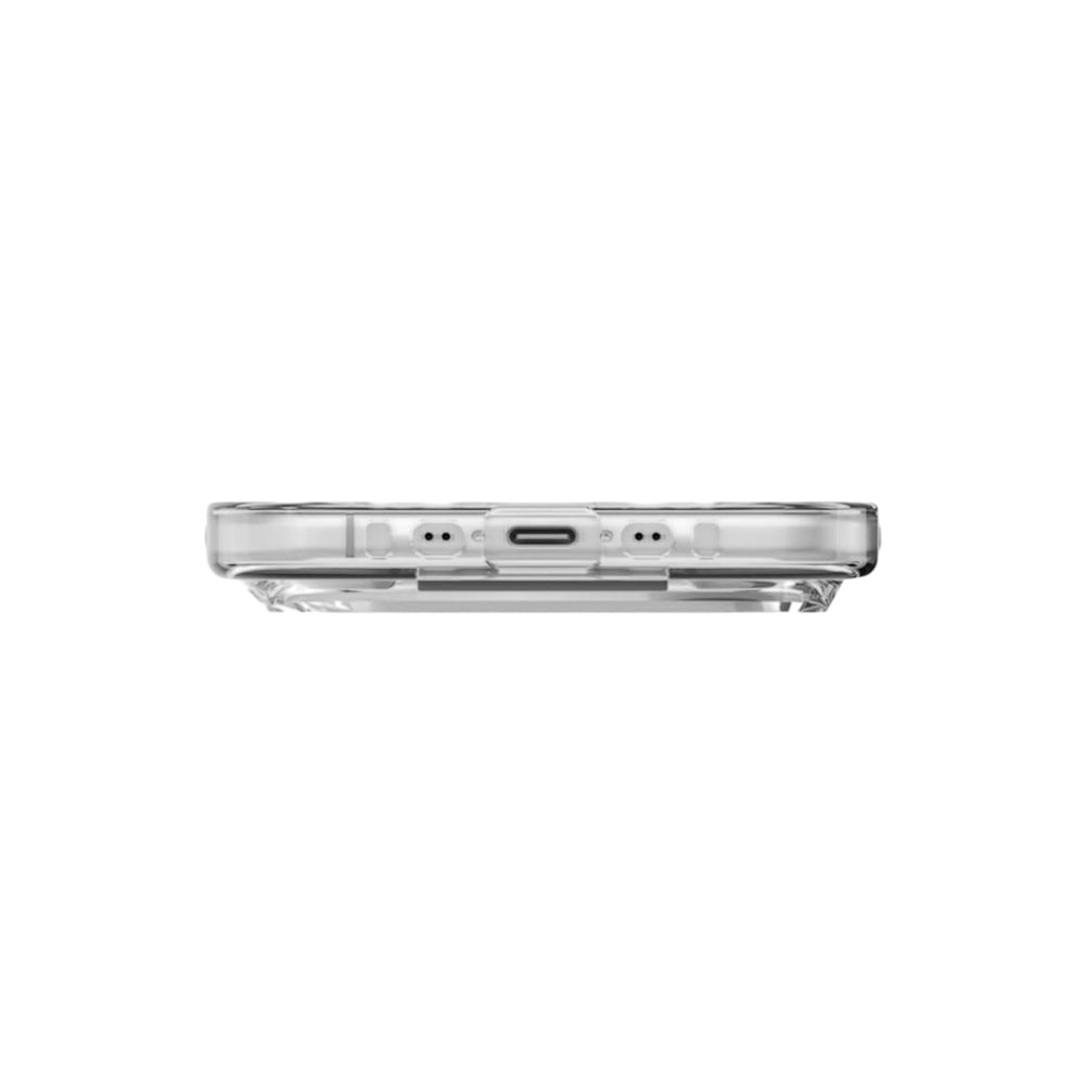 MagSafe Hülle für Apple iPhone 17 Pro, UNIQ, Heldro Air MagClick, Transparent Grau