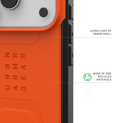 MagSafe-Hülle für Apple iPhone 17 Pro, Urban Armor Gear, Civilian, Orange