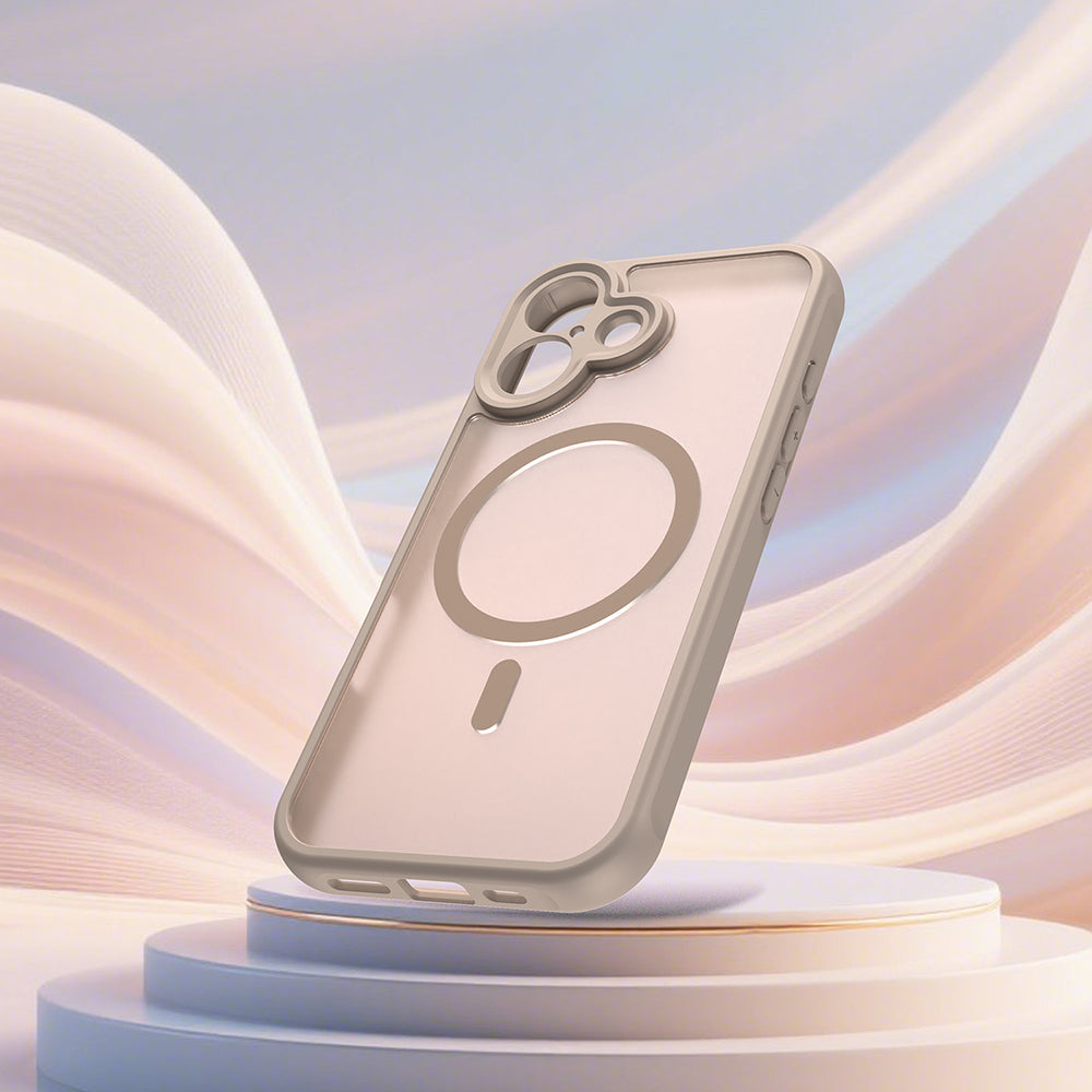 MagSafe Hülle für Apple iPhone 17, Techsuit, HaloFrost II, Gold