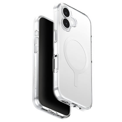 MagSafe Hülle für Apple iPhone 17, UNIQ, Clario MagClick, Transparent