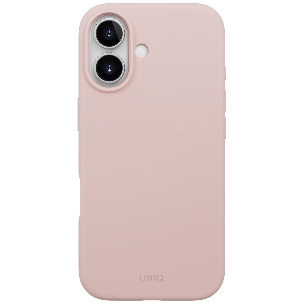 MagSafe Hülle für Apple iPhone 17, UNIQ, Lino MagClick, Rosa
