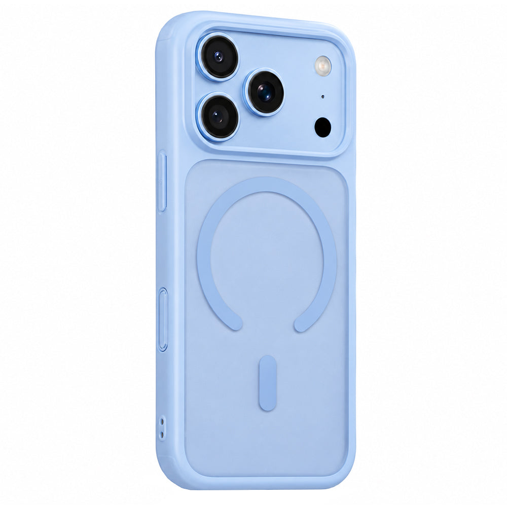 MagSafe-Hülle für Apple iPhone 18 Pro / 17 Pro, Blueo, APE Anti-Drop, Blau