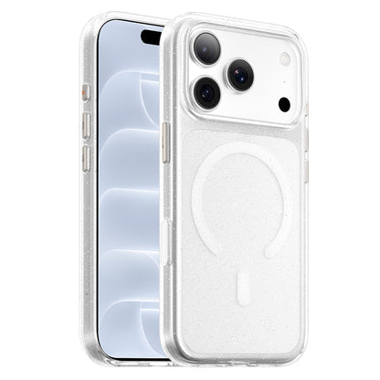 MagSafe-Hülle für Apple iPhone 18 Pro / 17 Pro, Blueo, Crystal Pro Anti-Drop Glitter, transparent