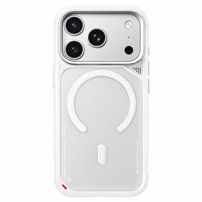 MagSafe Case for Apple iPhone 18 Pro / 17 Pro, Blueo, Heat Dissipation Stand, Satin White