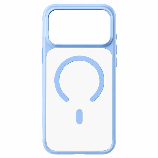 MagSafe-Hülle für Apple iPhone 18 Pro / 17 Pro, Blueo, hautfreundlich und stoßfest, satiniertes Blau