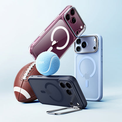 MagSafe-Hülle für Apple iPhone 18 Pro / 17 Pro, ESR, Classic Hybrid Kickstand, Transparent