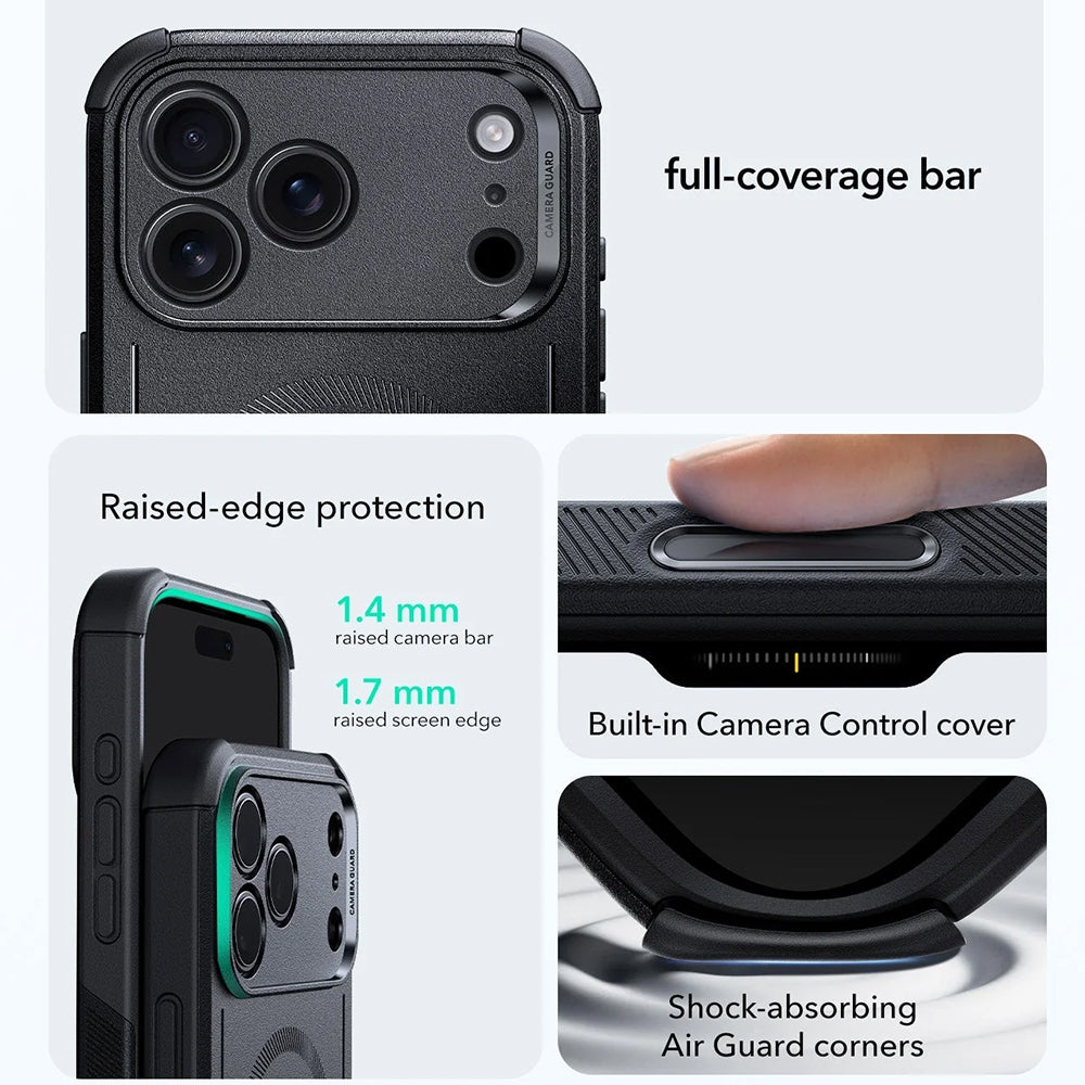 MagSafe Case for Apple iPhone 18 Pro / 17 Pro, ESR, Cyber, Black
