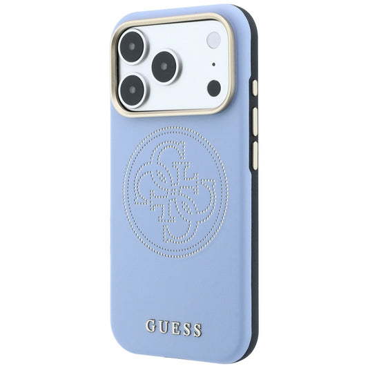 MagSafe-Hülle für Apple iPhone 18 Pro / 17 Pro, Guess, Perforated 4G, Blau