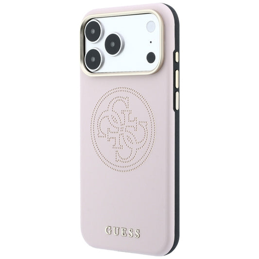 MagSafe-Hülle für Apple iPhone 18 Pro / 17 Pro, Guess, Perforated 4G, Rosa