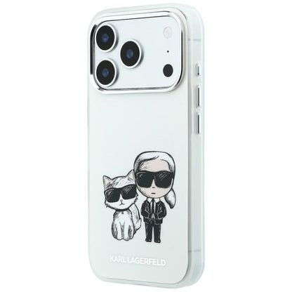 MagSafe-Hülle für Apple iPhone 18 Pro / 17 Pro, Karl Lagerfeld, KC Bodies Sketch, Beige