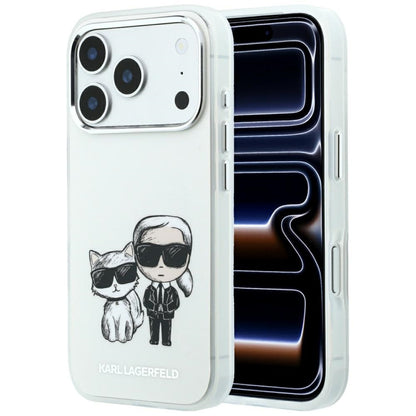 MagSafe-Hülle für Apple iPhone 18 Pro / 17 Pro, Karl Lagerfeld, KC Bodies Sketch, Beige