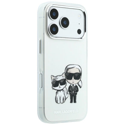 MagSafe-Hülle für Apple iPhone 18 Pro / 17 Pro, Karl Lagerfeld, KC Bodies Sketch, Beige