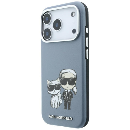 MagSafe-Hülle für Apple iPhone 18 Pro / 17 Pro, Karl Lagerfeld, KC Bodies Sketch, Blau