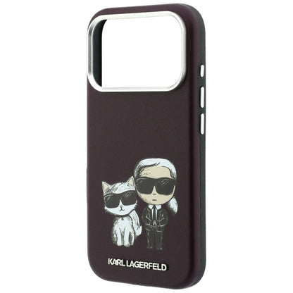 MagSafe Case for Apple iPhone 18 Pro / 17 Pro, Karl Lagerfeld, KC Bodies Sketch, Burgundy