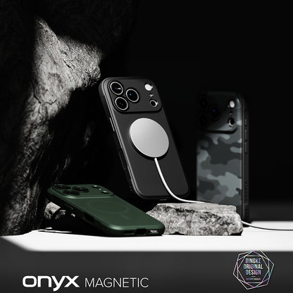 MagSafe-Hülle für Apple iPhone 18 Pro / 17 Pro, Ringke, Onyx, Schwarz