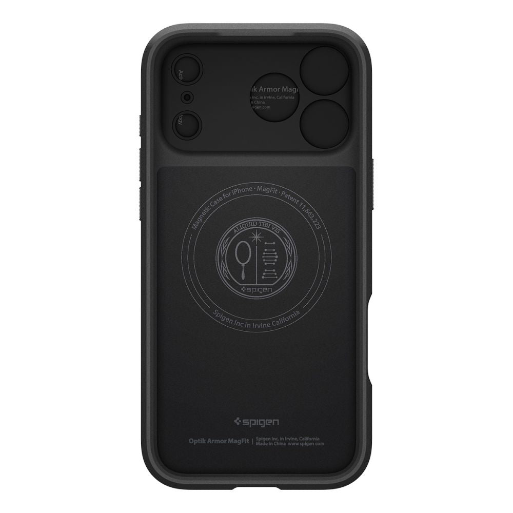 MagSafe-Hülle für Apple iPhone 18 Pro / 17 Pro, Spigen, Optik Armor, Schwarz ACS09953