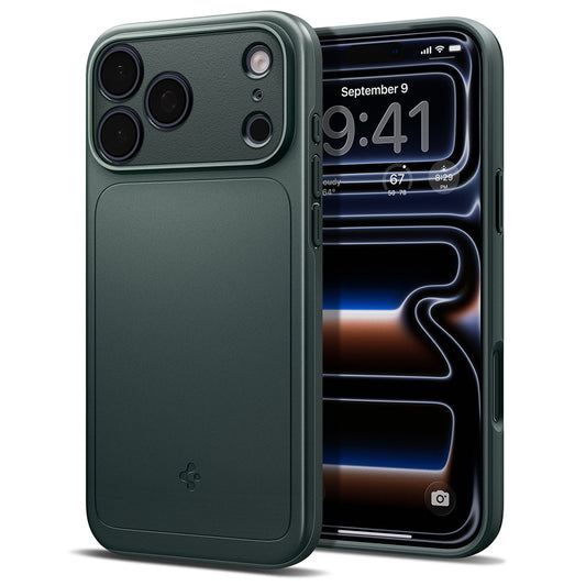 MagSafe-Hülle für Apple iPhone 18 Pro / 17 Pro, Spigen, Thin Fit, Grün ACS12145