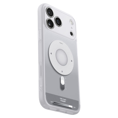 MagSafe-Hülle für Apple iPhone 18 Pro / 17 Pro, Spigen, Ultra Hybrid Classic, Silber ACS12167