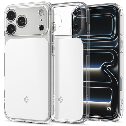 MagSafe-Hülle für Apple iPhone 18 Pro / 17 Pro, Spigen, Ultra Hybrid T, Weiß ACS12169