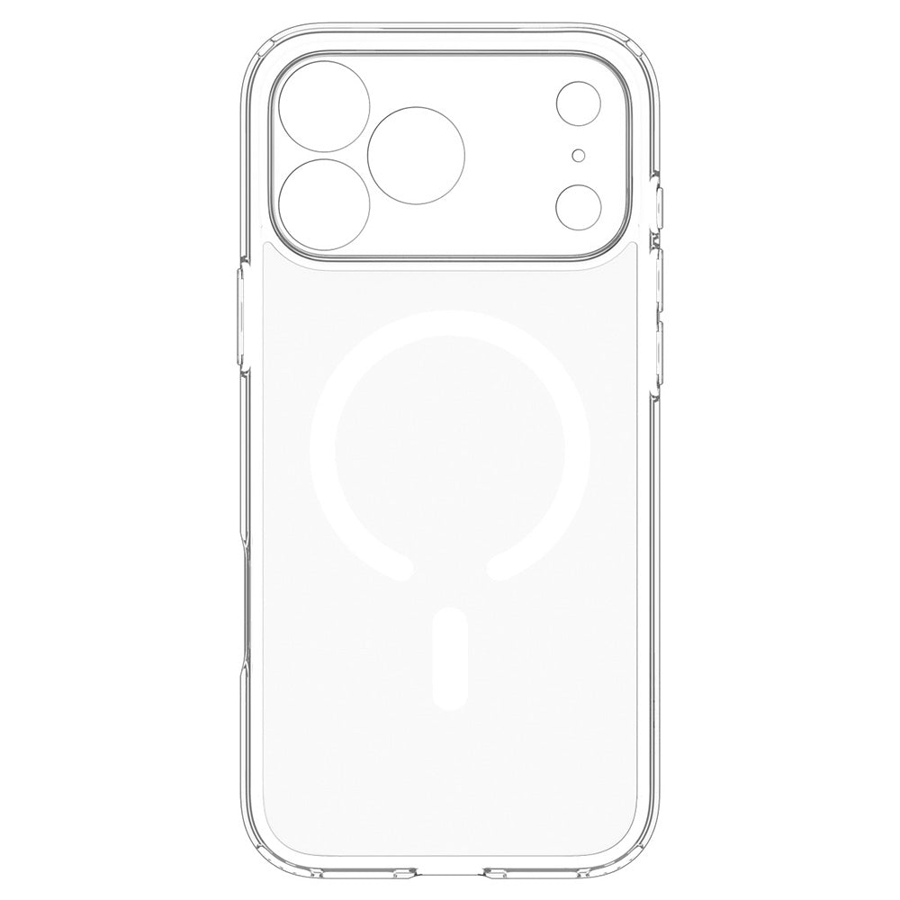 MagSafe-Hülle für Apple iPhone 18 Pro / 17 Pro, Spigen, Ultra Hybrid, Transparent Weiß ACS12155
