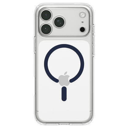MagSafe-Hülle für Apple iPhone 18 Pro / 17 Pro, Spigen, Ultra Hybrid, Transparent Marineblau ACS12158