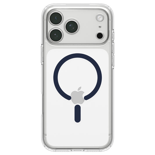 MagSafe-Hülle für Apple iPhone 18 Pro / 17 Pro, Spigen, Ultra Hybrid, Transparent Marineblau ACS12158