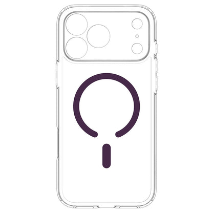 MagSafe-Hülle für Apple iPhone 18 Pro / 17 Pro, Spigen, Ultra Hybrid, Transparentes Burgunderrot ACS12335