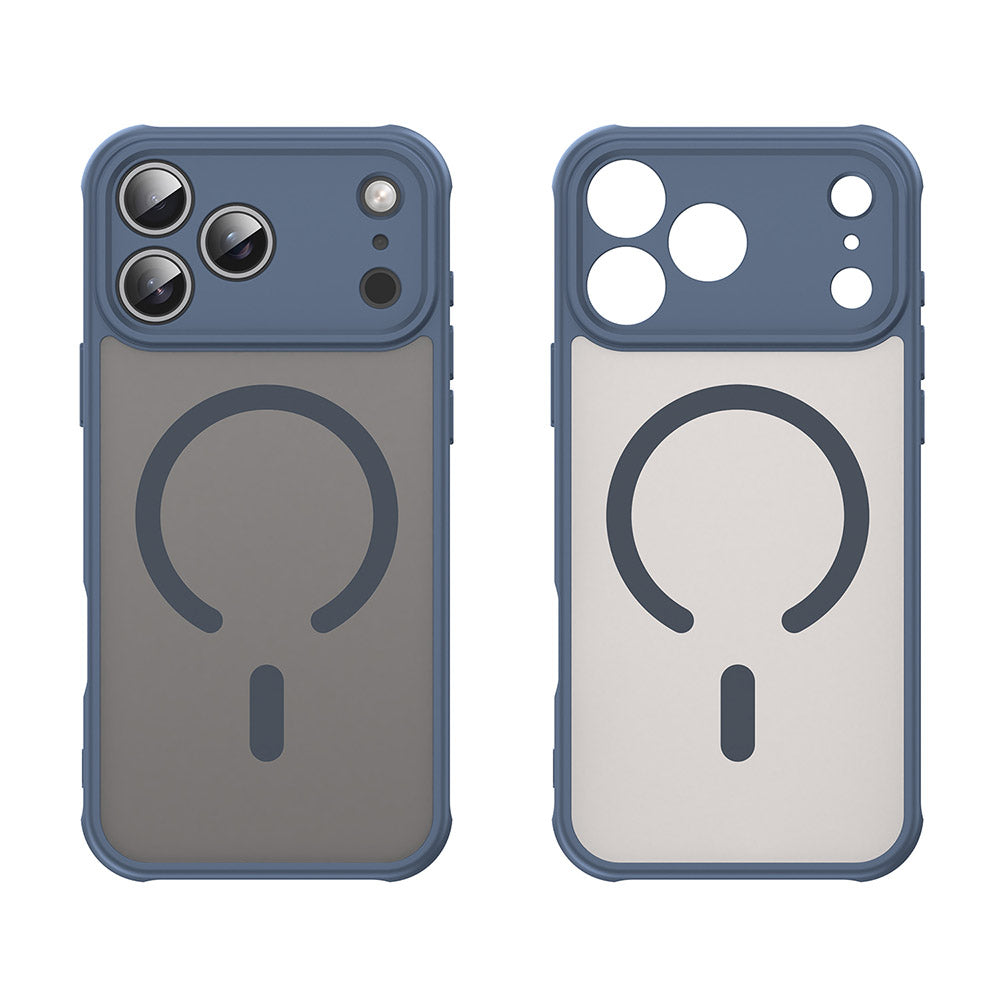 MagSafe-Hülle für Apple iPhone 18 Pro / 17 Pro, Techsuit, HaloFrost II, Marineblau