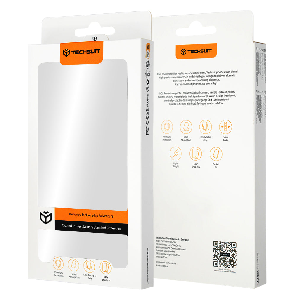 MagSafe-Hülle für Apple iPhone 18 Pro / 17 Pro, Techsuit, Pro, Dunkelrot