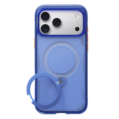 MagSafe-Hülle für Apple iPhone 18 Pro / 17 Pro, Torras, Ostand Q3 Air, Blau